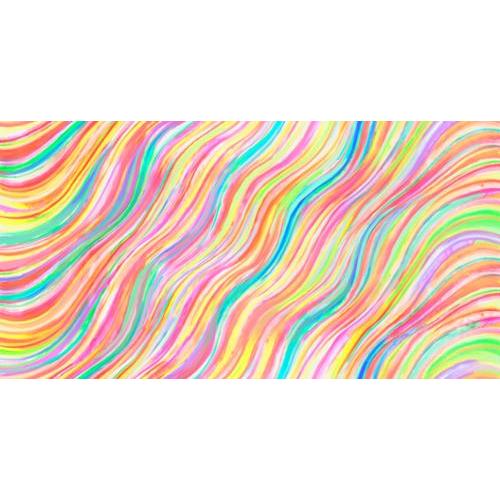 Gradients Auras Prism Watercolor Wave Fabric