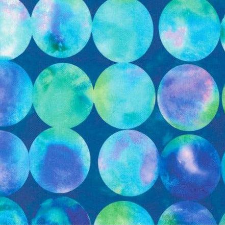 Gradients Auras  Sapphire Big Dots Fabric