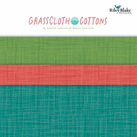 Grasscloth Cottons 5" Charm Pack-Riley Blake Fabrics-My Favorite Quilt Store