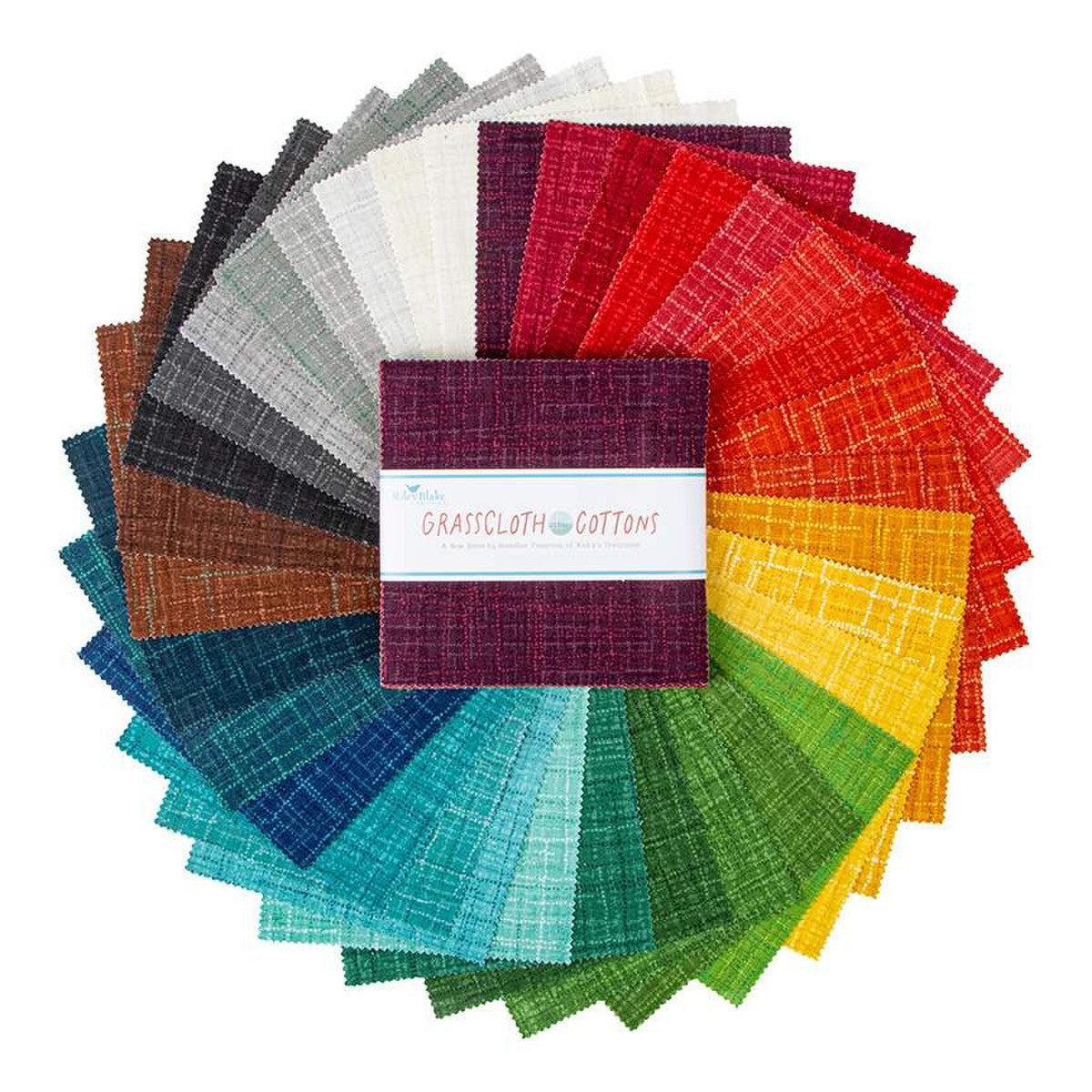 Grasscloth Cottons 5" Charm Pack