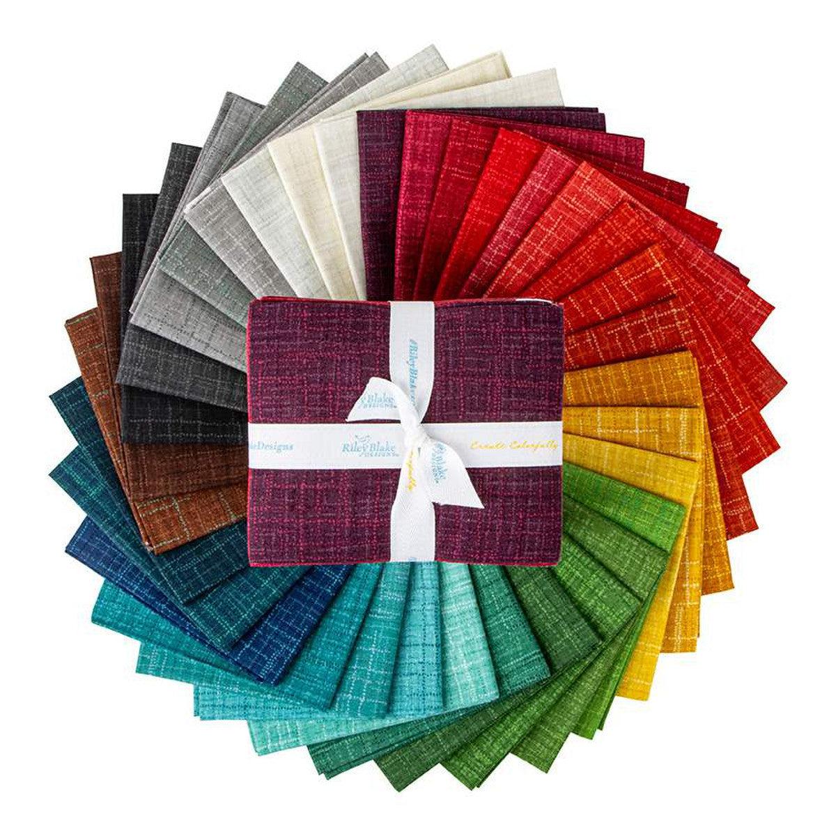 Grasscloth Cottons Fat Quarter Bundle 34pc.-Riley Blake Fabrics-My Favorite Quilt Store