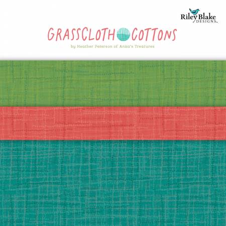 Grasscloth Cottons Fat Quarter Bundle 34pc.-Riley Blake Fabrics-My Favorite Quilt Store