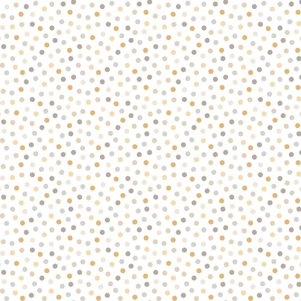 Guess How Much I Love You Light Caramel Dots Fabric