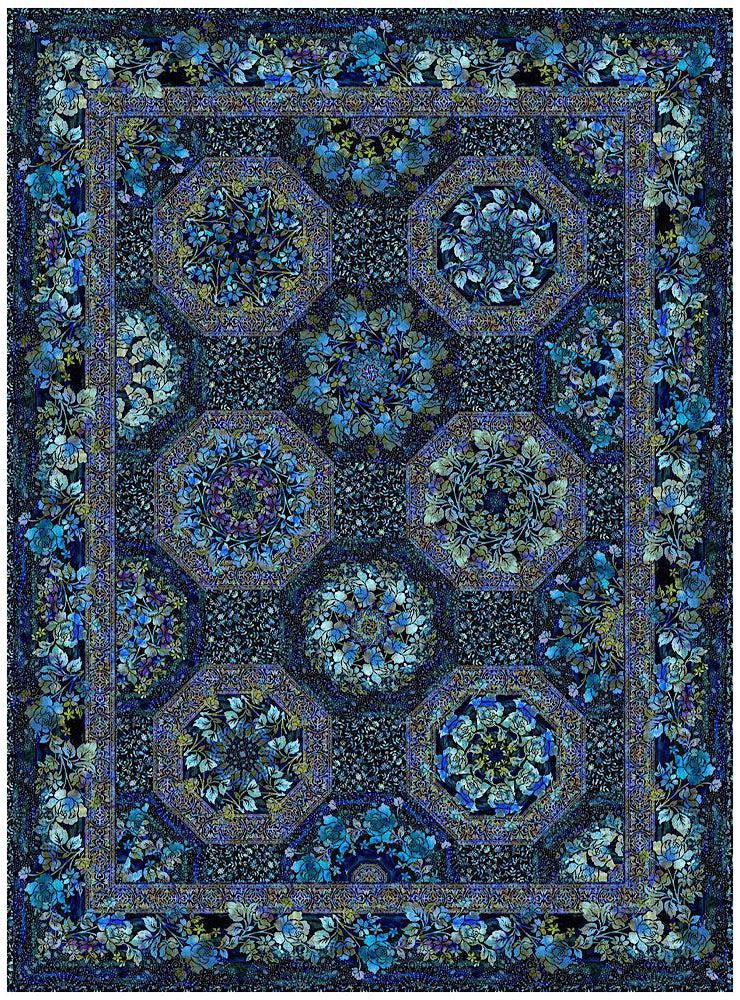 Halcyon 2 Blue Kaleidoscope Quilt Kit-In The Beginning Fabrics-My Favorite Quilt Store