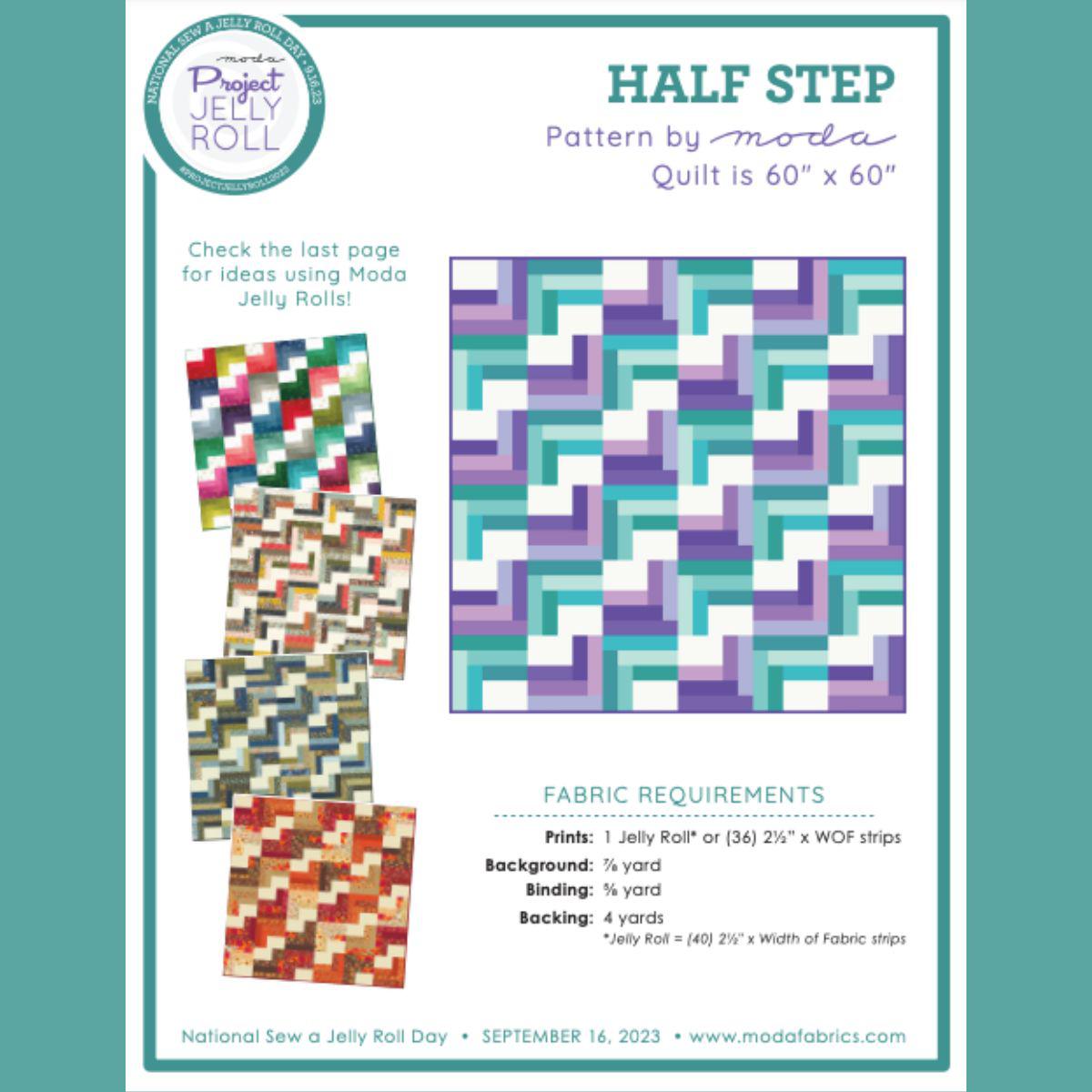 Half Step Quilt Pattern - Free Download
