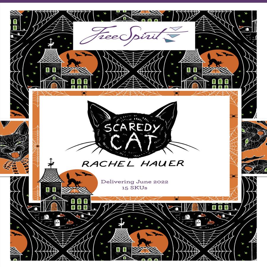 Halloween Cat Quilt Kit-Free Spirit Fabrics-My Favorite Quilt Store