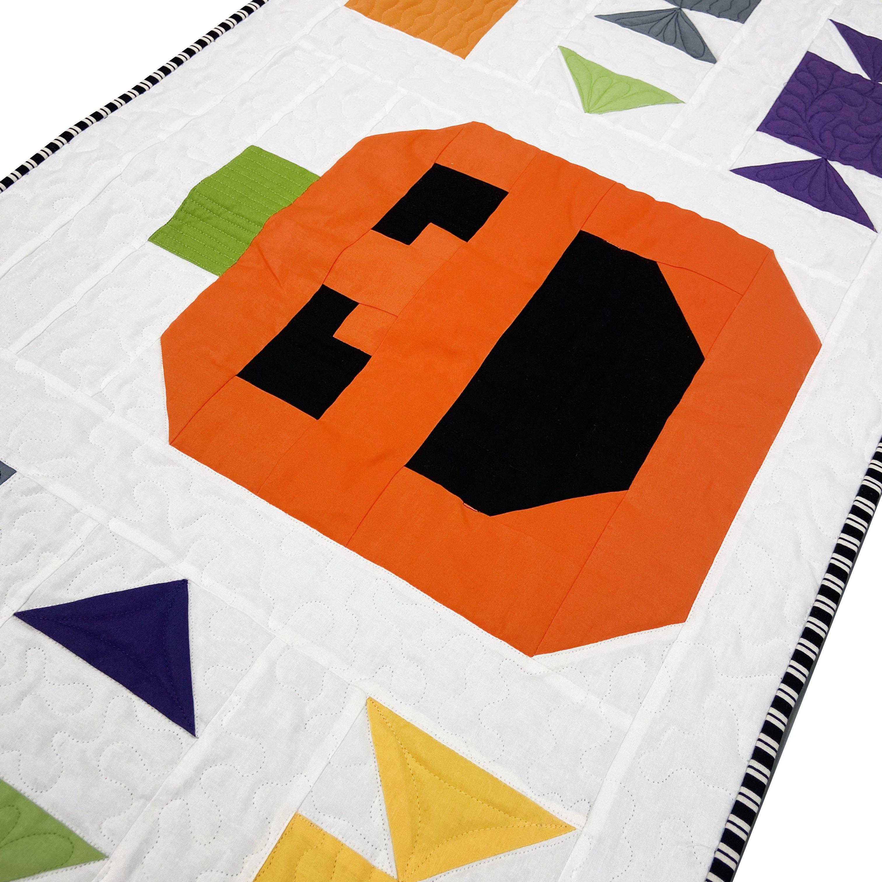 Halloween Crayola Bad Bats Table Runner Kit #13-Riley Blake Fabrics-My Favorite Quilt Store