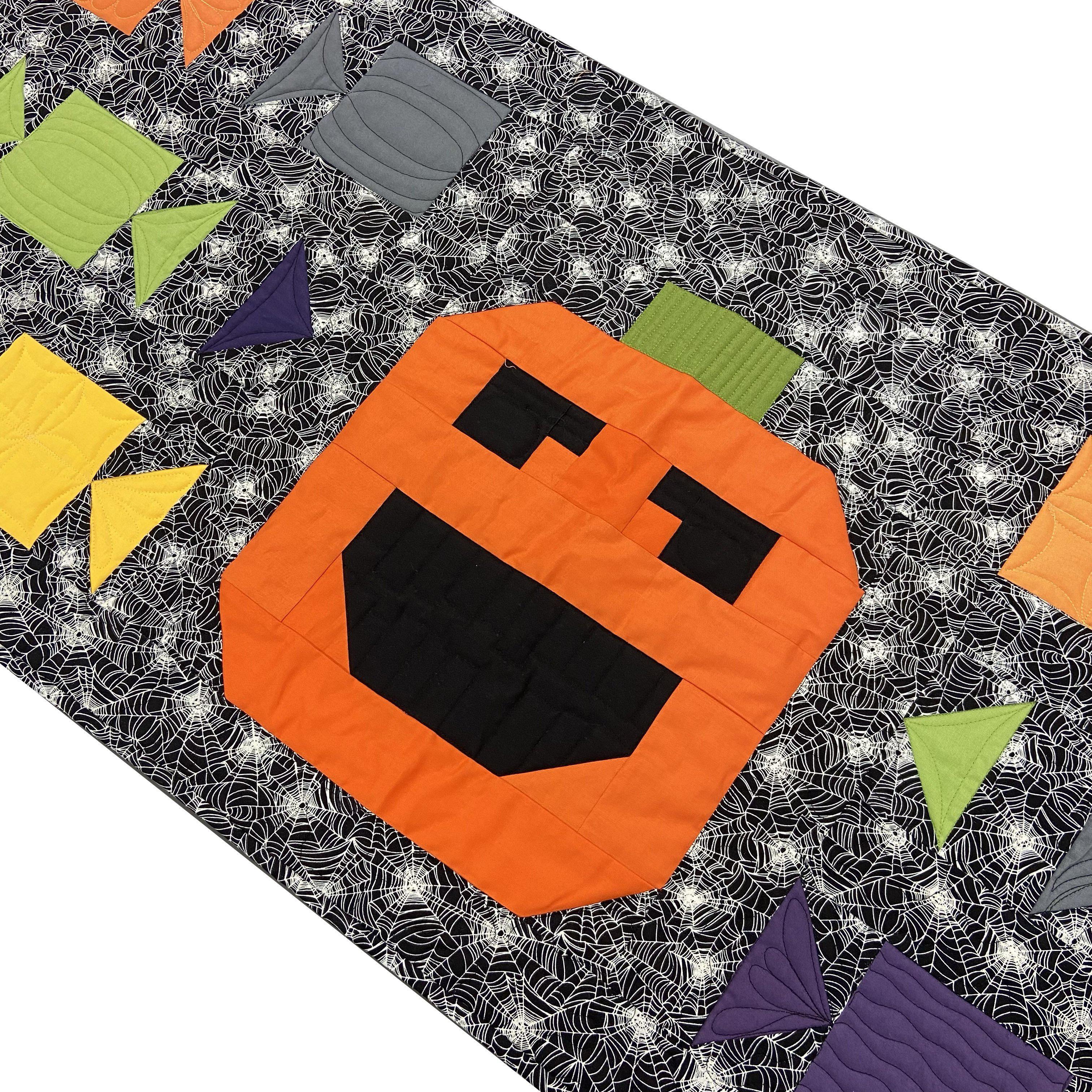 Halloween Crayola Spiderweb Table Runner Kit #17-Riley Blake Fabrics-My Favorite Quilt Store