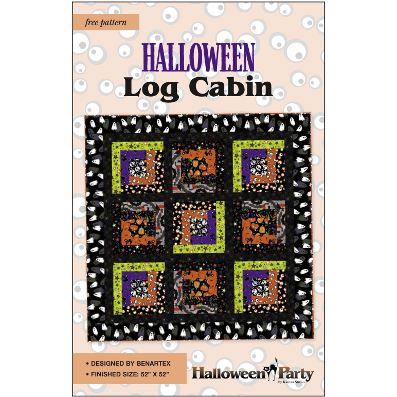 Halloween Log Cabin Pattern - Free Digital Download