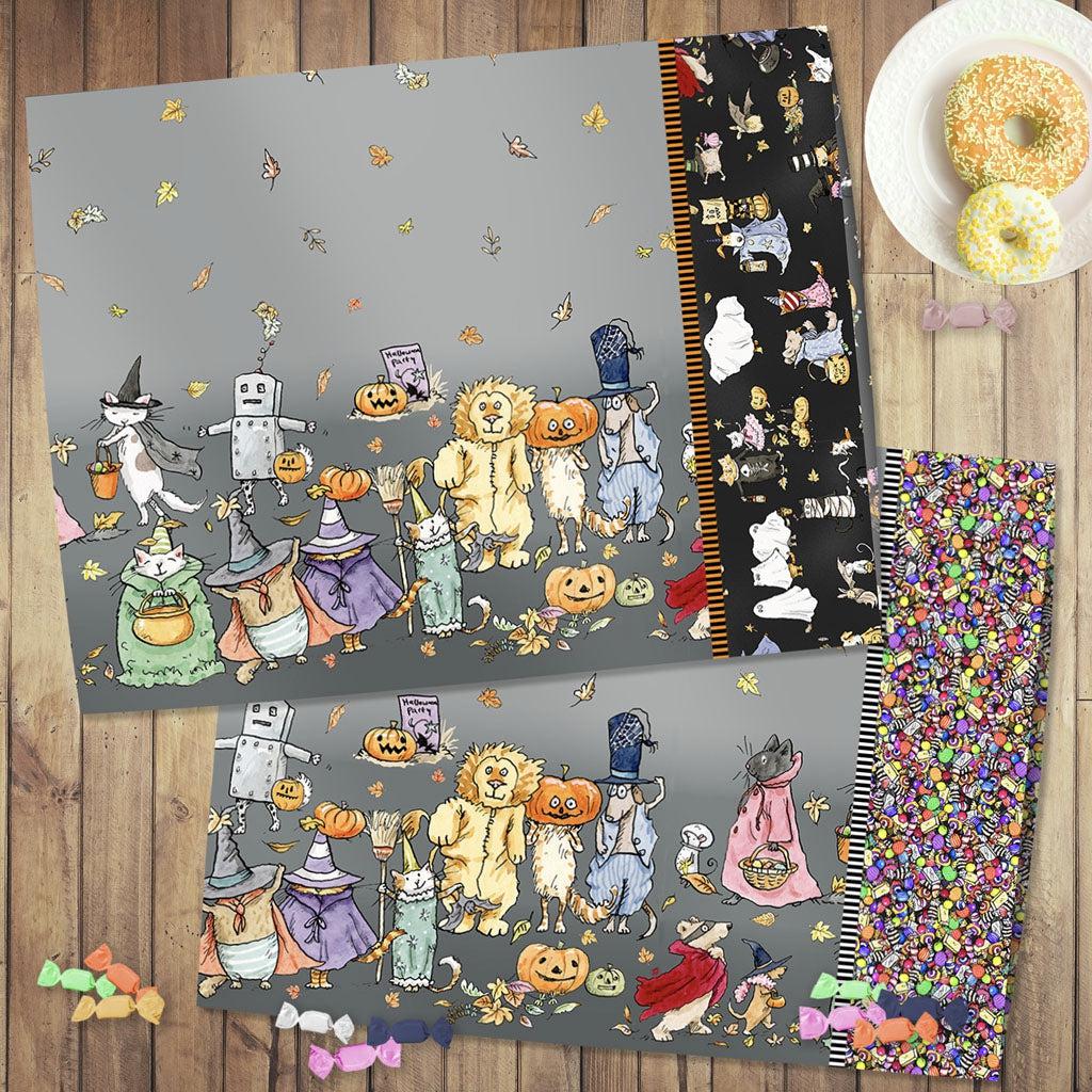 Halloween Parade Easy Burrito Pillowcase Pattern - Free Pattern Download