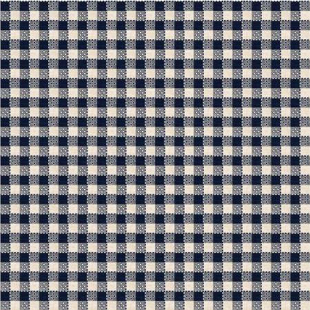 Happy Trails Navy Buffalo Plaid Fabric