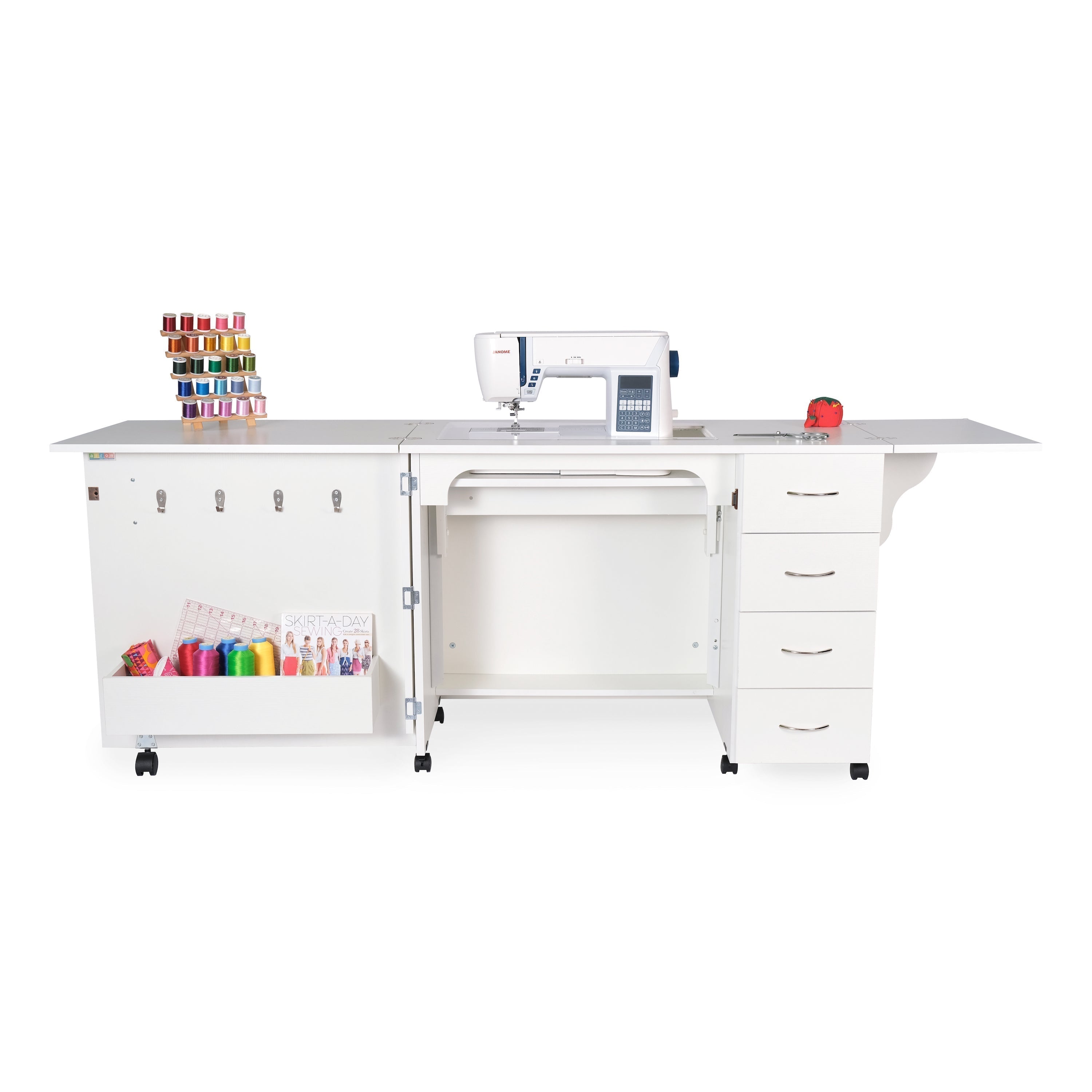 Harriet Sewing Cabinet - White