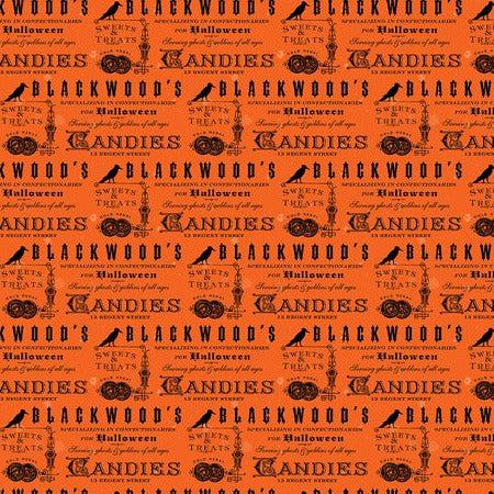 Haunted Persimmon Sweets & Treats Fabric