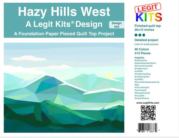 Hazy Hills West Quilt Kit-Legit Kits-My Favorite Quilt Store