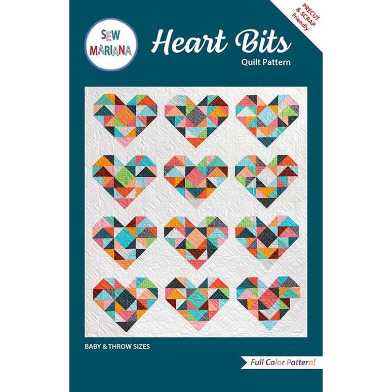 Heart Bits Quilt Pattern-Sew Mariana-My Favorite Quilt Store
