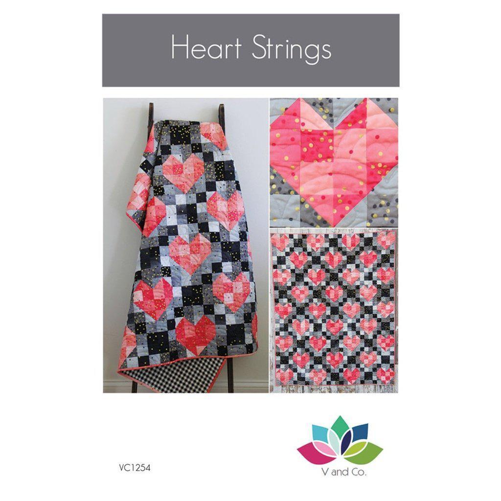 Heart Strings Quilt Pattern-V and Co.-My Favorite Quilt Store