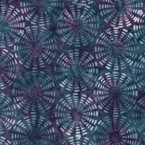 Heavy Metal Multi Purple Sonic Batik Fabric