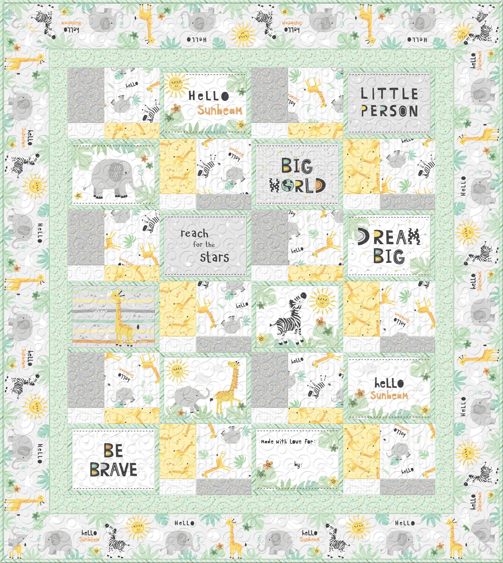 Hello Sunbeam Quilt Pattern - Free Digital Download-Wilmington Prints-My Favorite Quilt Store