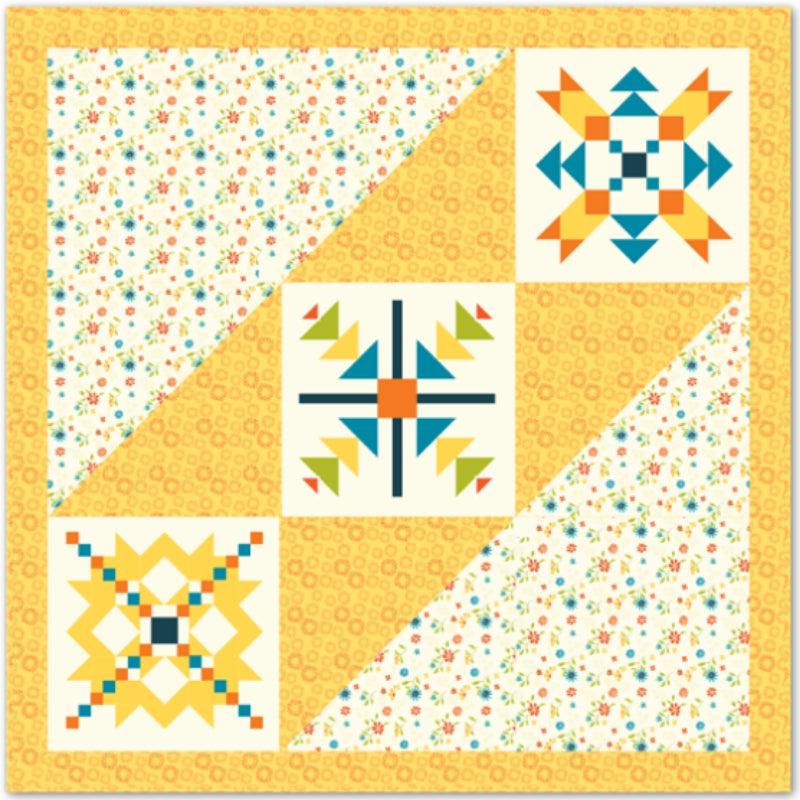 Here Comes The Sun Panel Mat and Runner - Free Pattern Download