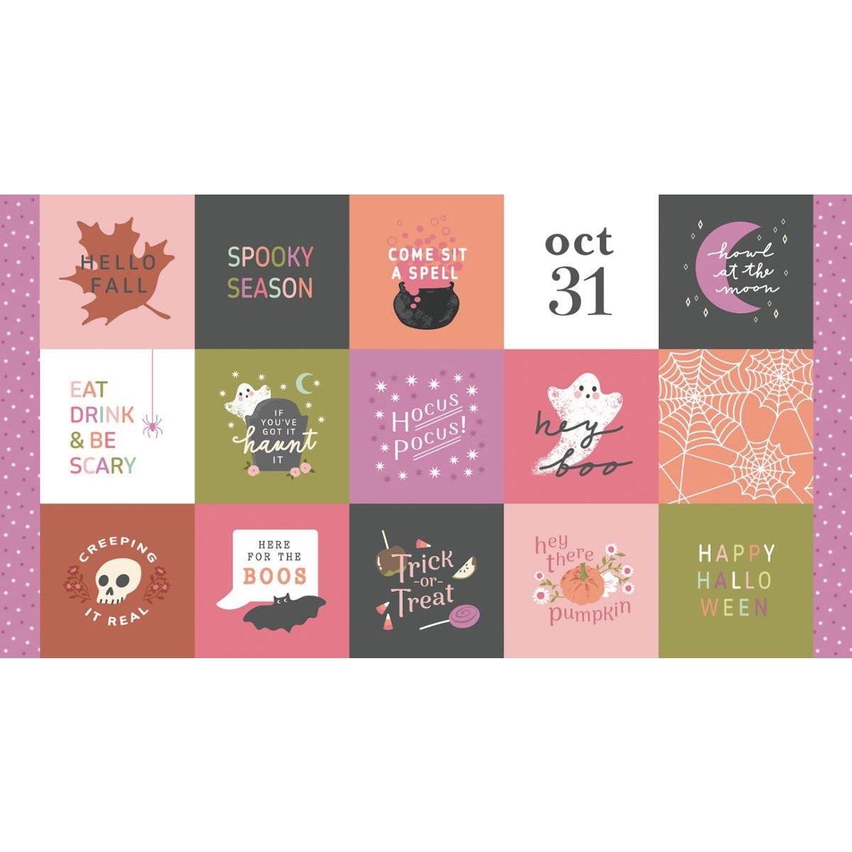 Hey Boo Multi Fall/Halloween Panel 24"-Moda Fabrics-My Favorite Quilt Store