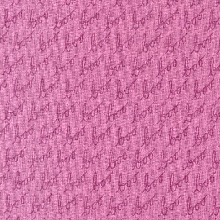 Hey Boo Purple Haze Boo Text Fabric-Moda Fabrics-My Favorite Quilt Store