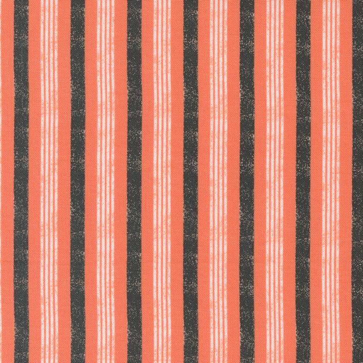 Hey Boo Soft Pumpkin Stripes Fabric