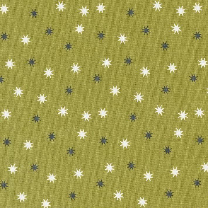 Hey Boo Witchy Green Magic Stars Fabric-Moda Fabrics-My Favorite Quilt Store