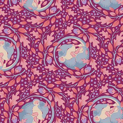 Hibernation Plum Slumbermouse Fabric-Tilda Fabrics-My Favorite Quilt Store