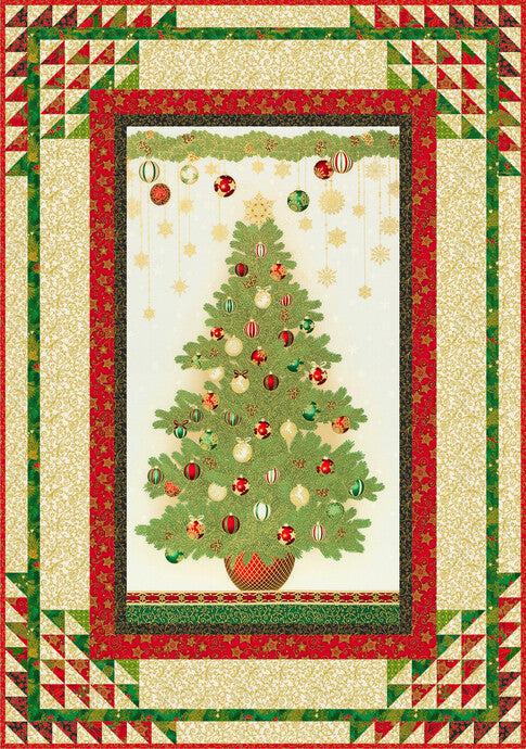 Holiday Flourish 15 Timberland Quilt Pattern - Free Pattern Download-Robert Kaufman-My Favorite Quilt Store