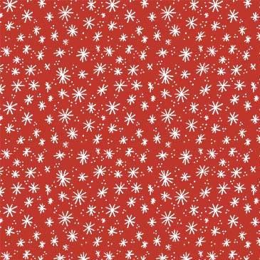 Holiday Gnomes Red Twinkle Twinkle Fabric