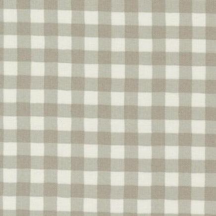 Holidays At Home Pebble Grey Farmhouse Gingham Fabric – End of Bolt – 33″ × 44/45″