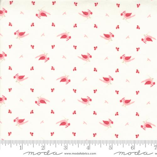 Hollyhocks and Roses Jasmine Roses Early Bird Fabric-Moda Fabrics-My Favorite Quilt Store