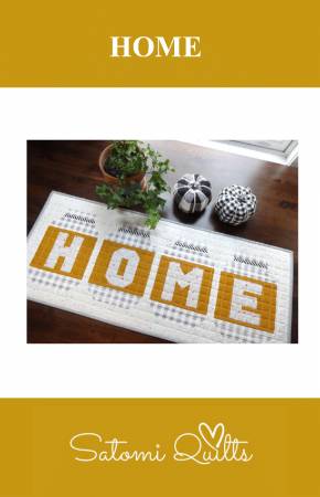 Home Pattern Table Runner Quilt Pattern-Satomi Quilts-My Favorite Quilt Store