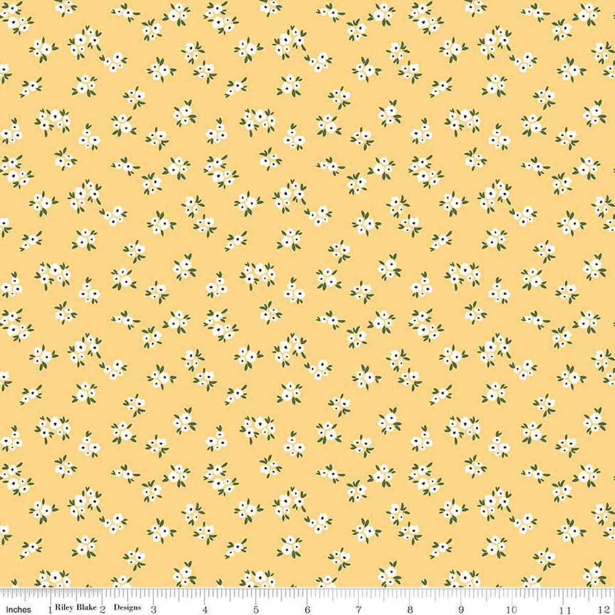 Homemade Sunshine Blossoms Fabric-Riley Blake Fabrics-My Favorite Quilt Store