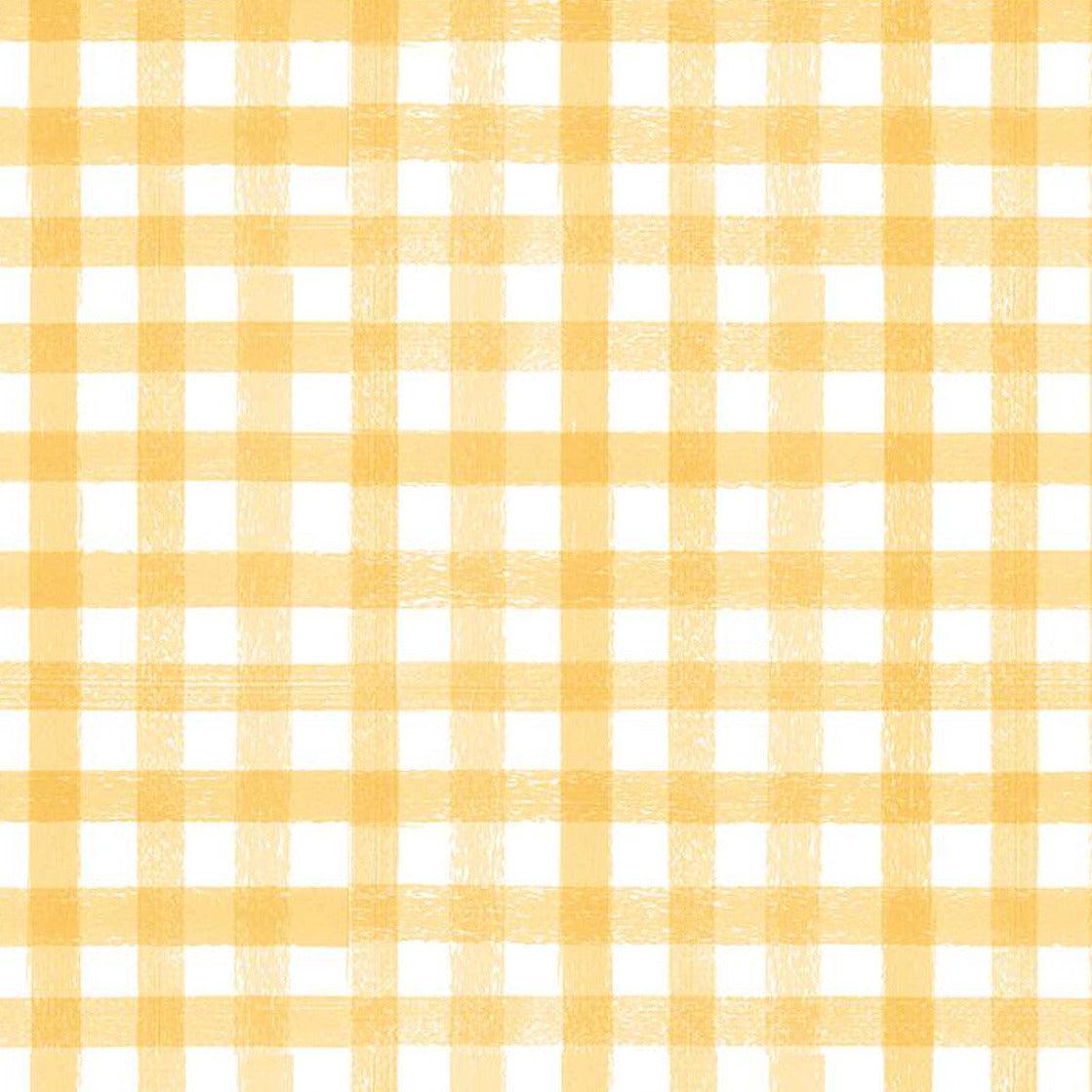 Homemade Sunshine Gingham Fabric