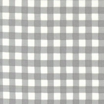 Honey & Lavender Dove Grey Gingham Fabric-Moda Fabrics-My Favorite Quilt Store