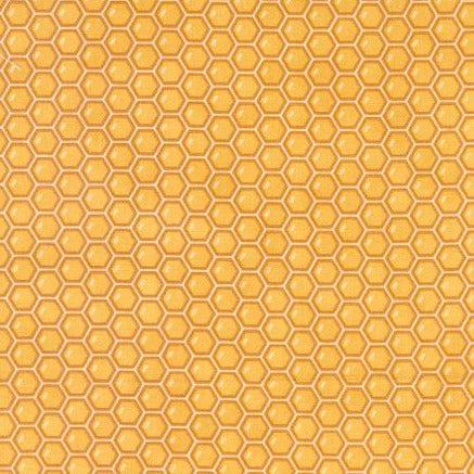 Honey & Lavender Gold Honeycomb Fabric