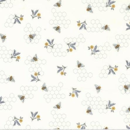 Moda Honey Lavender Bees and Lavender Milk Fabric