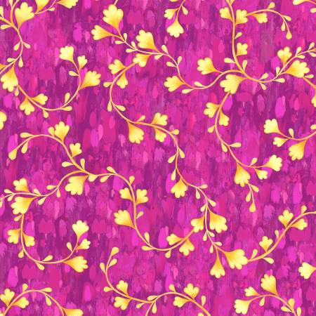 Hootie Patootie Hot Pink Vines Fabric