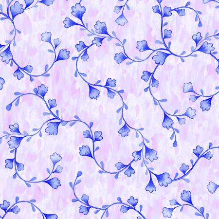 Hootie Patootie Light Purple Vines Fabric-P & B Textiles-My Favorite Quilt Store