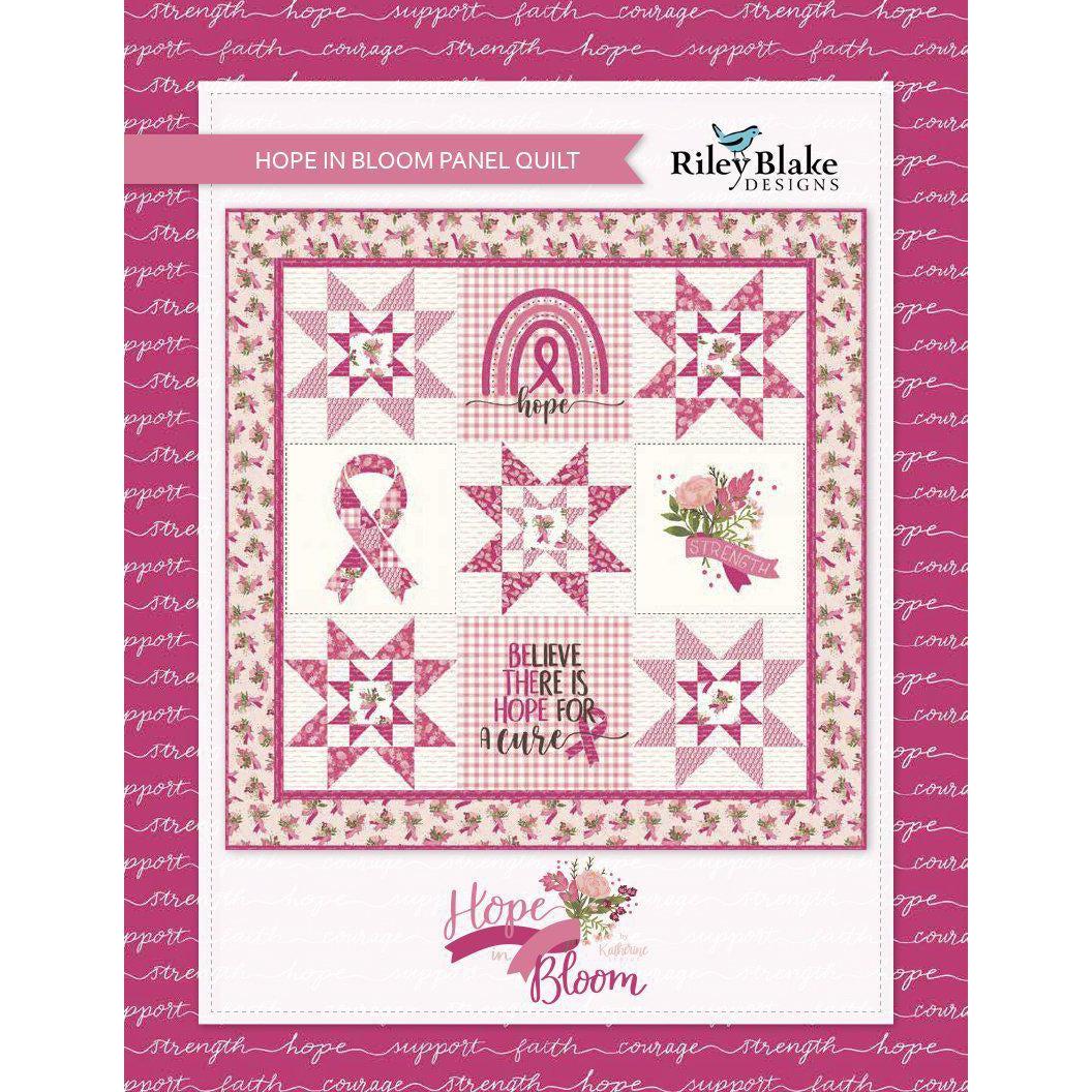 Hope in Bloom Panel Quilt Pattern - Free Digital Download