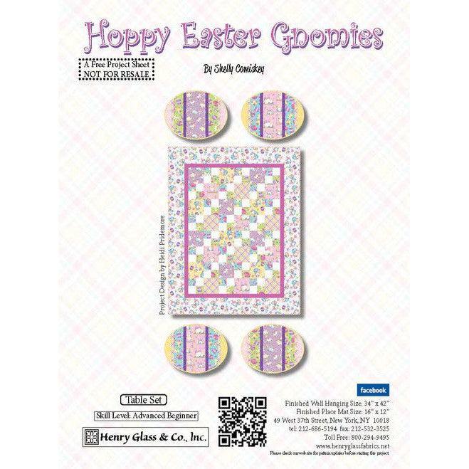 Hoppy Easter Gnomies Quilt Pattern - Free Digital Download