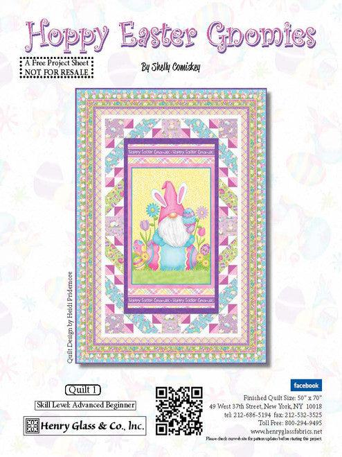 Hoppy Easter Panel Quilt Pattern - Free Digital Download-Henry Glass Fabrics-My Favorite Quilt Store