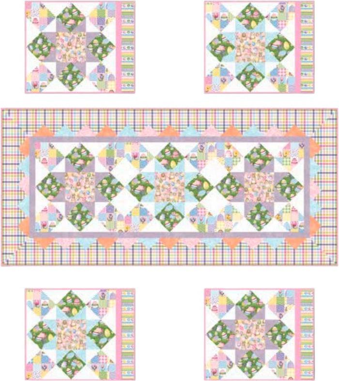 Hoppy Hunting Table Set Pattern - Free Digital Download-Henry Glass Fabrics-My Favorite Quilt Store