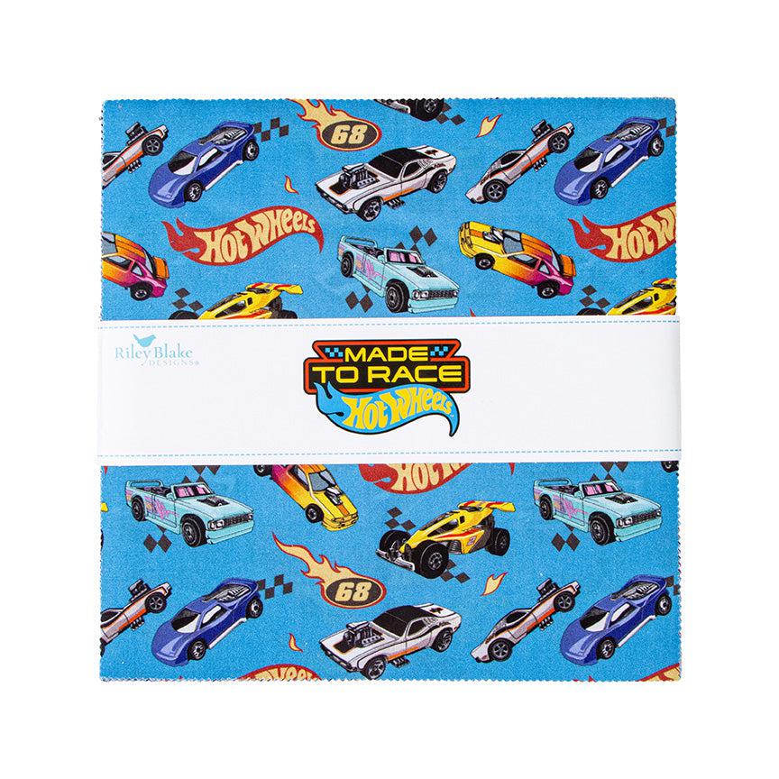 Hot Wheels Made to Race 10" Layer Cake 42 pc.-Riley Blake Fabrics-My Favorite Quilt Store