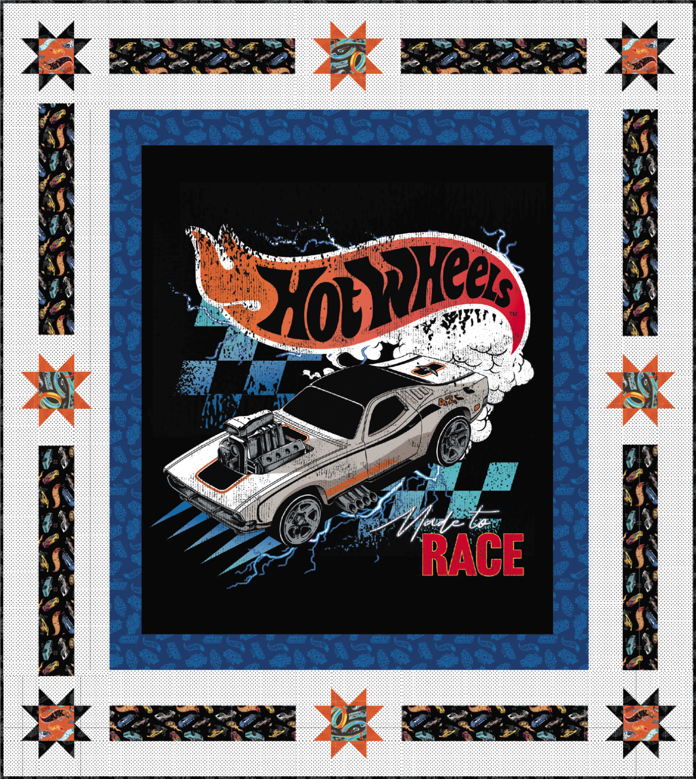 Hot Wheels Made to Race Panel Quilt Pattern - Free Digital Download-Riley Blake Fabrics-My Favorite Quilt Store