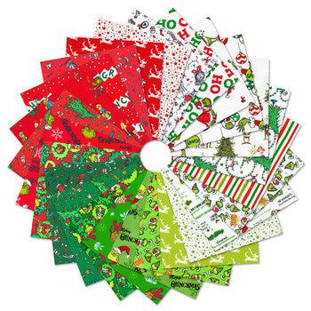 How The Grinch Stole Christmas Holiday Fat Quarter Bundle-Robert Kaufman-My Favorite Quilt Store