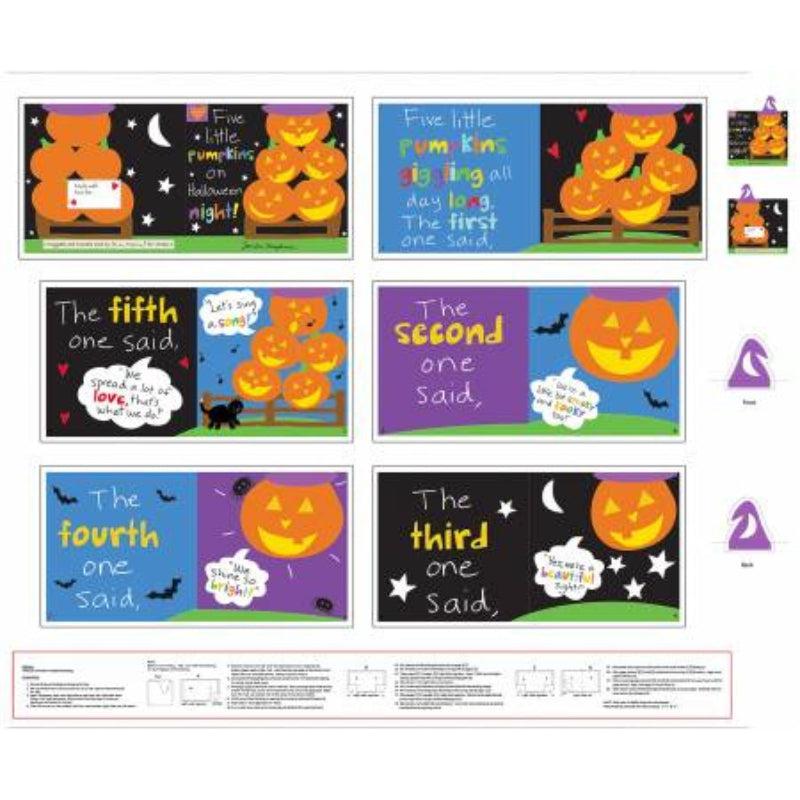 Huggable & Loveable Halloween Book Panel 36"-Studio e Fabrics-My Favorite Quilt Store