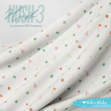 Hush Hush 3 Fat Quarter Bundles, 21pc.-Riley Blake Fabrics-My Favorite Quilt Store