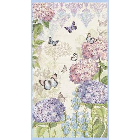 Hydrangea Mist Multi Floral 24" Panel-Wilmington Prints-My Favorite Quilt Store